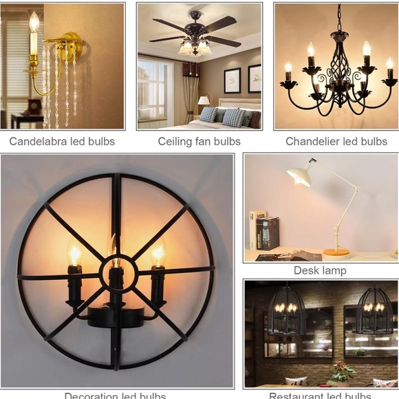 5 pack Ascher 4W E 12 LED Bulbs - Picture 6 of 10